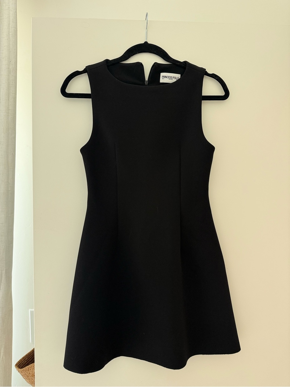 Princess Polly Black Sleeveless Fit-and-Flare Dress